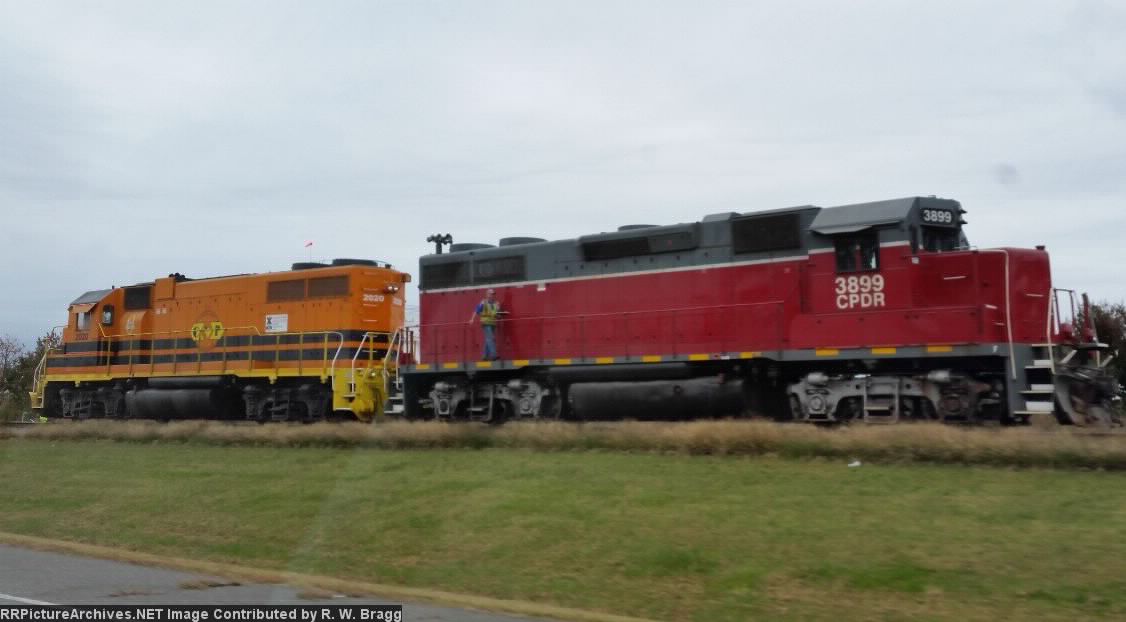 CPDR 3899 (GP38-2) and CPDR 2020 (GP38)